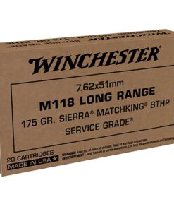 winchester 762mm nato 175gr sierra matchking bthp rifle ammo 20 rounds 1690635 1